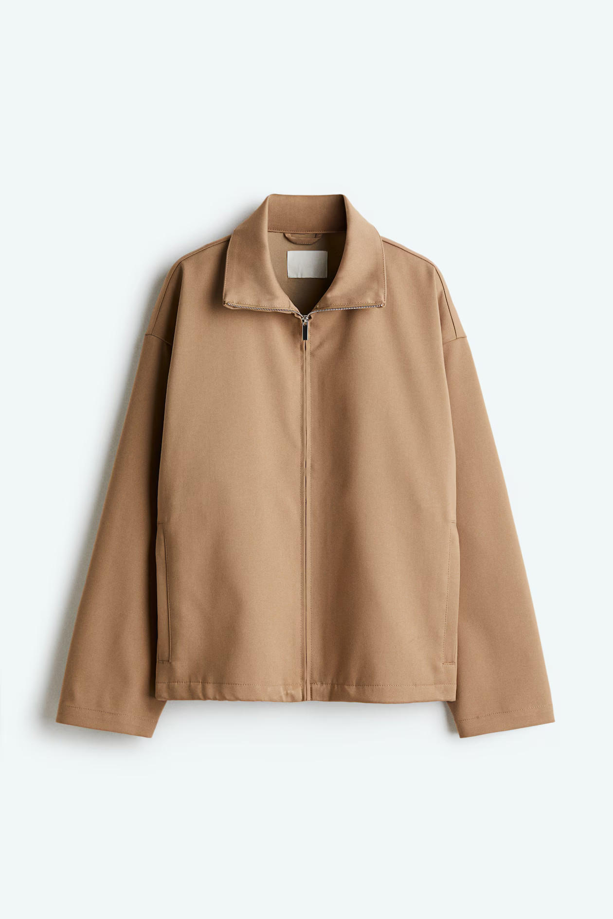 Twill jacket - Dark beige - Ladies | H&M GB | H&M (UK, MY, IN, SG, PH, TW, HK)