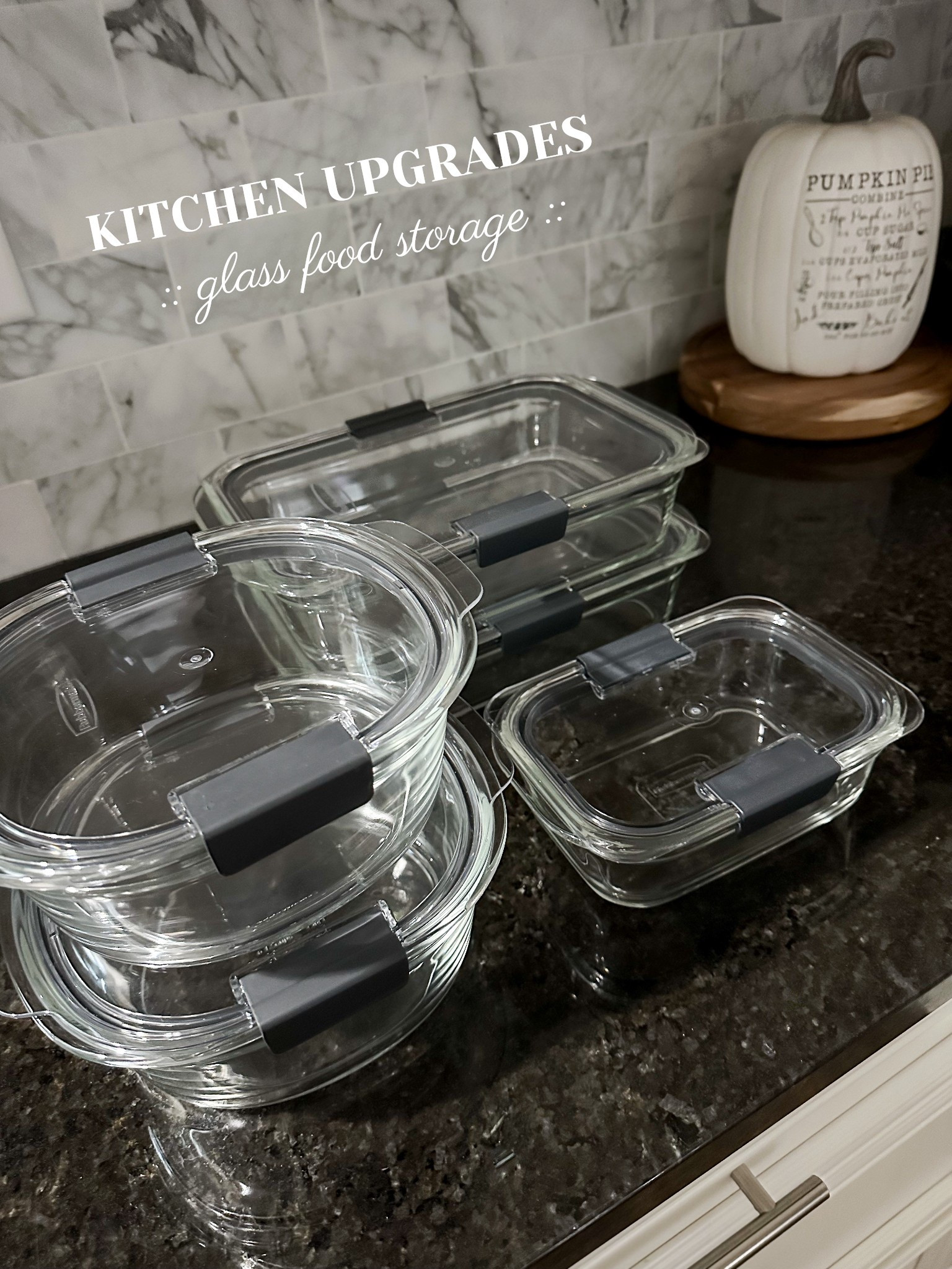 Best reviewed/glass food storage containers. Leakproof, ovenproof, dishwasher and microwave safe 🩶

#LTKHome #LTKCyberWeek #LTKGiftGuide