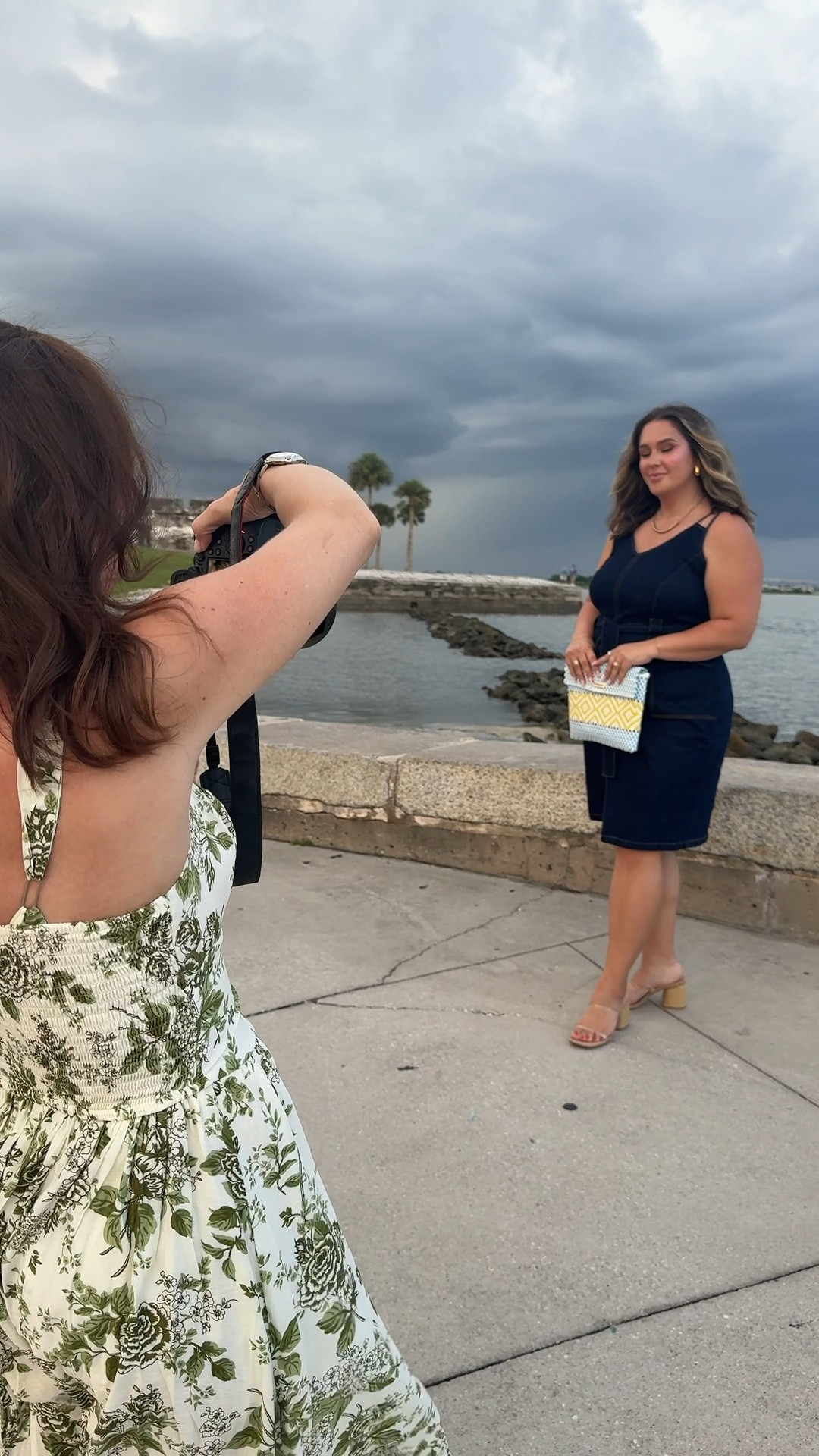 This is such a perfect denim dress to transition into fall. It would be so cute with a lace top underneath it too!  Shoes are like 3 years old so k linked similar ones! Bag is Valerosa, not able to link on LTK

#LTKStyleTip #LTKMidsize