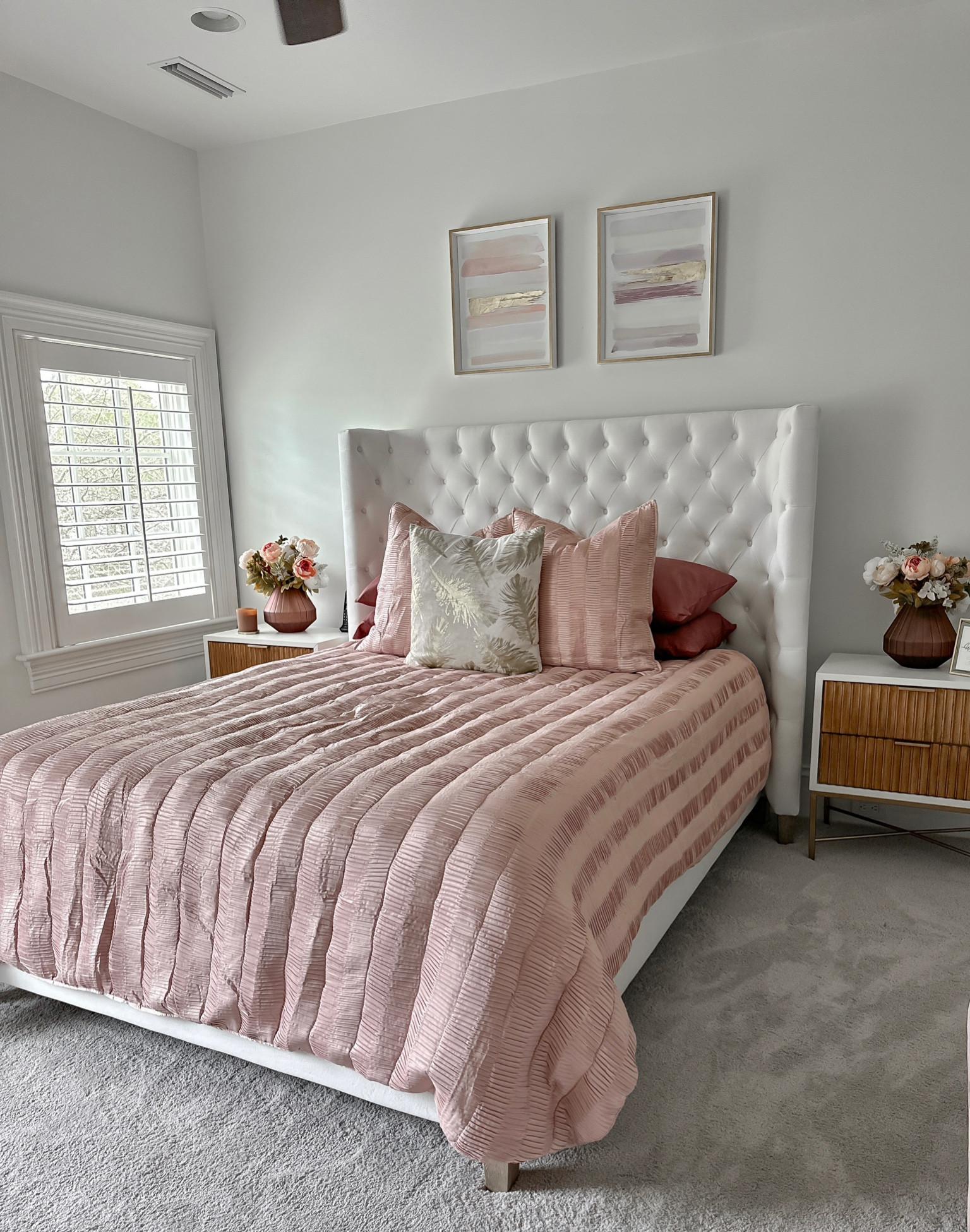 Warm but airy guest room vibes. #TargetFinds #WayfairHome 

#LTKhome