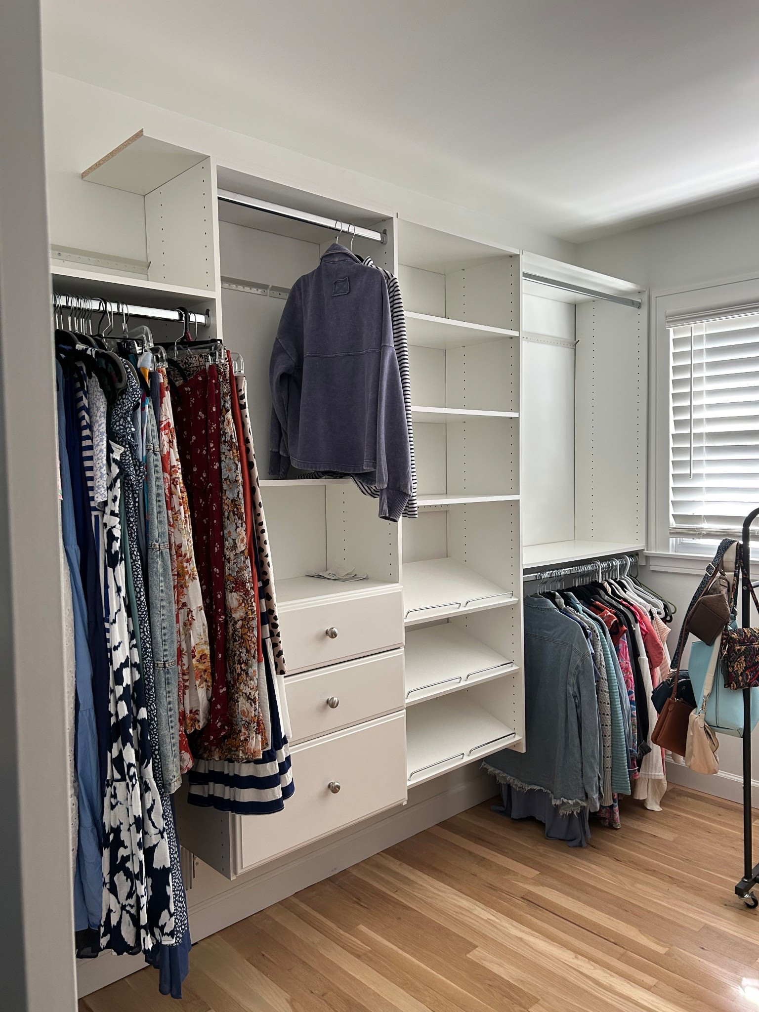 This closet system was exactly what we were looking for! It was easy to install and customizable! 

#LTKHome