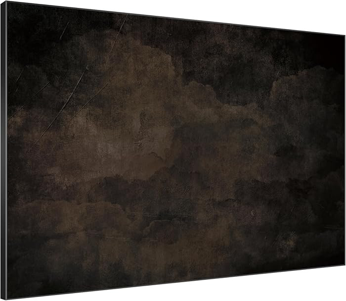 SIGNWIN 46"x60" Extra Large Framed Wall Art Dark Moody Cloudscape Vintage Brown Illustration for ... | Amazon (US)