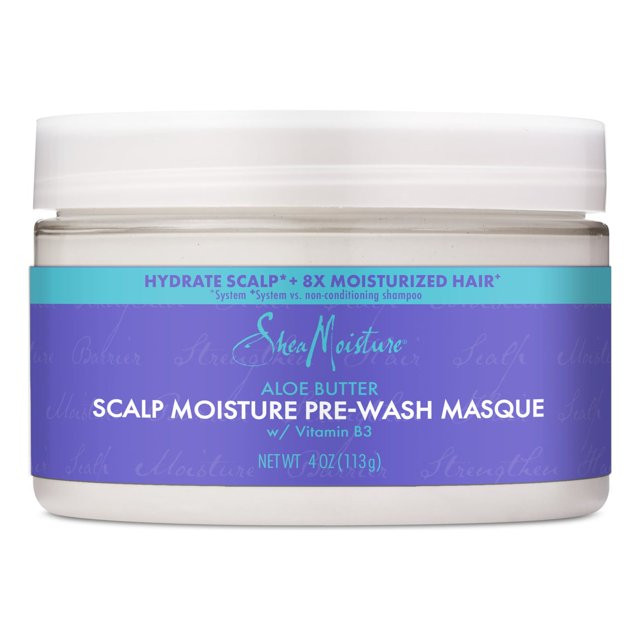 SheaMoisture Scalp Moisture Hair Masque Aloe Butter & Vitamin B3, 4 oz | Walmart (US)
