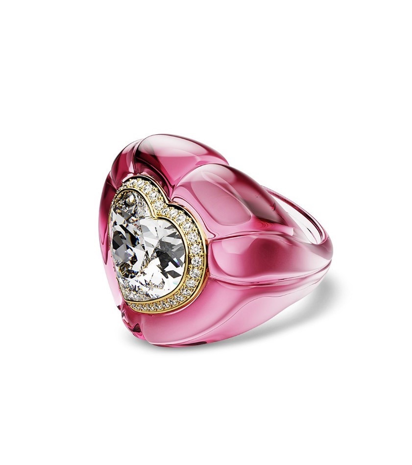 Swarovski Dulcis Heart Crystal Cocktaill
Inspired by the joy of the Pop Art movement, this cocktail ring is a playful way to colorize your style. The heart-shaped pink band is matched by a clear heart-shaped crystal, surrounded by clear pavé in a gold-tone plated frame.

#LTKWorkwear #LTKTravel #LTKWedding