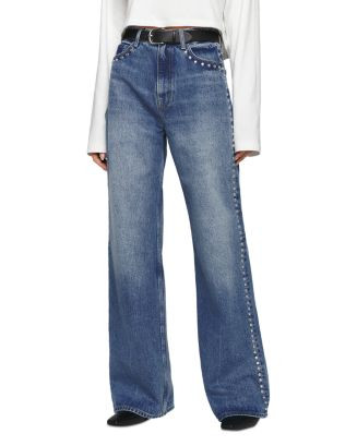 Reformation Cary High Rise Slouchy Jeans in Chesapeake Studded  | Bloomingdale's Women | Bloomingdale's (US)