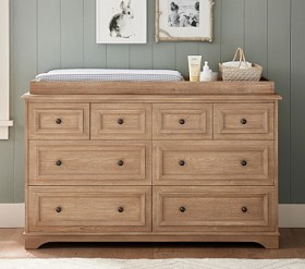 Fillmore 8-Drawer Dresser & Topper Set (56w x 20d") | Pottery Barn Kids