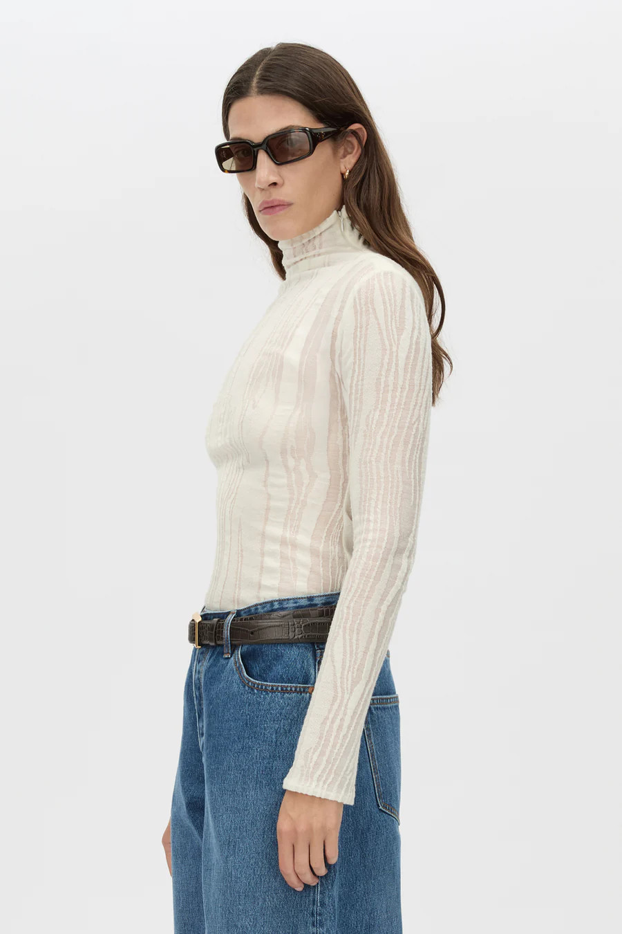 Nova Long Sleeve Top in Cream - CAMILLA AND MARC® C&M | CAMILLA AND MARC (ANZ)