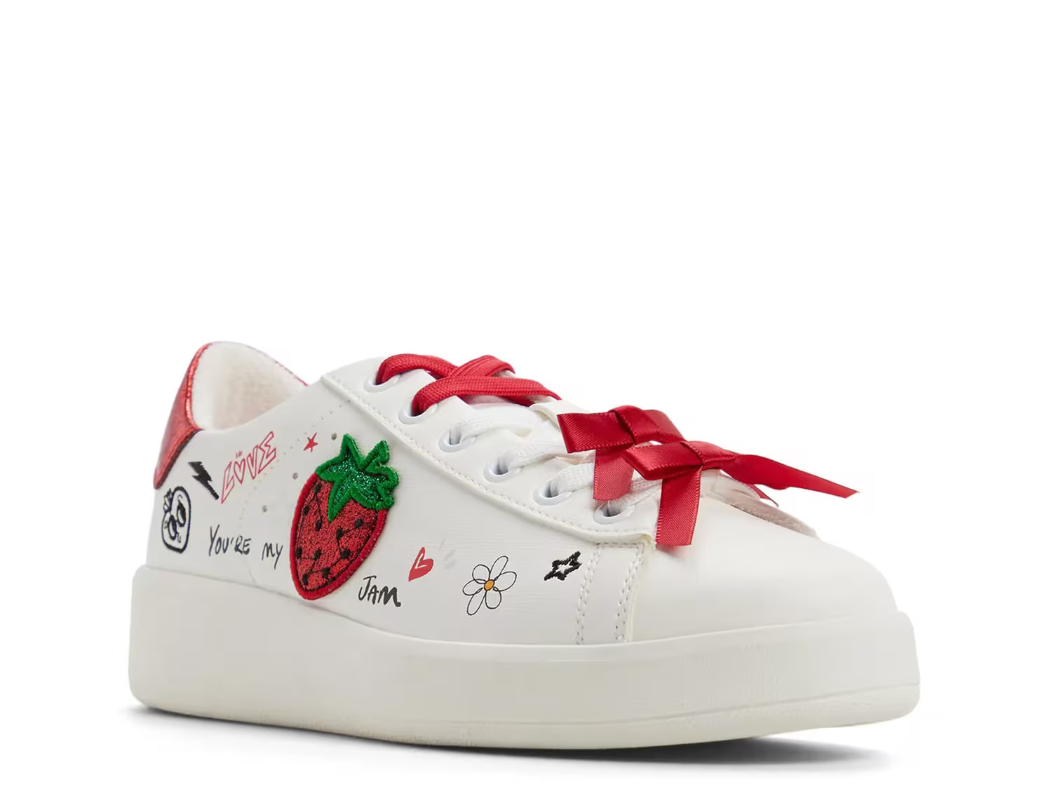 Aldo Love Platform Sneaker | Women's | White | Size 7 | Sneakers | DSW