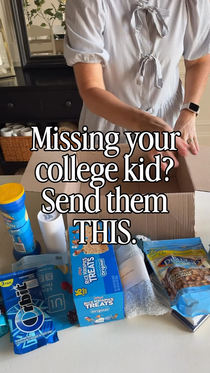 Missing your college kid? Send them a care package filled with their favorite snacks, cozy essentials, self-care favorites, and a few little surprises from home. A simple way to make your college student feel loved from miles away.

#LTKSeasonal #LTKU