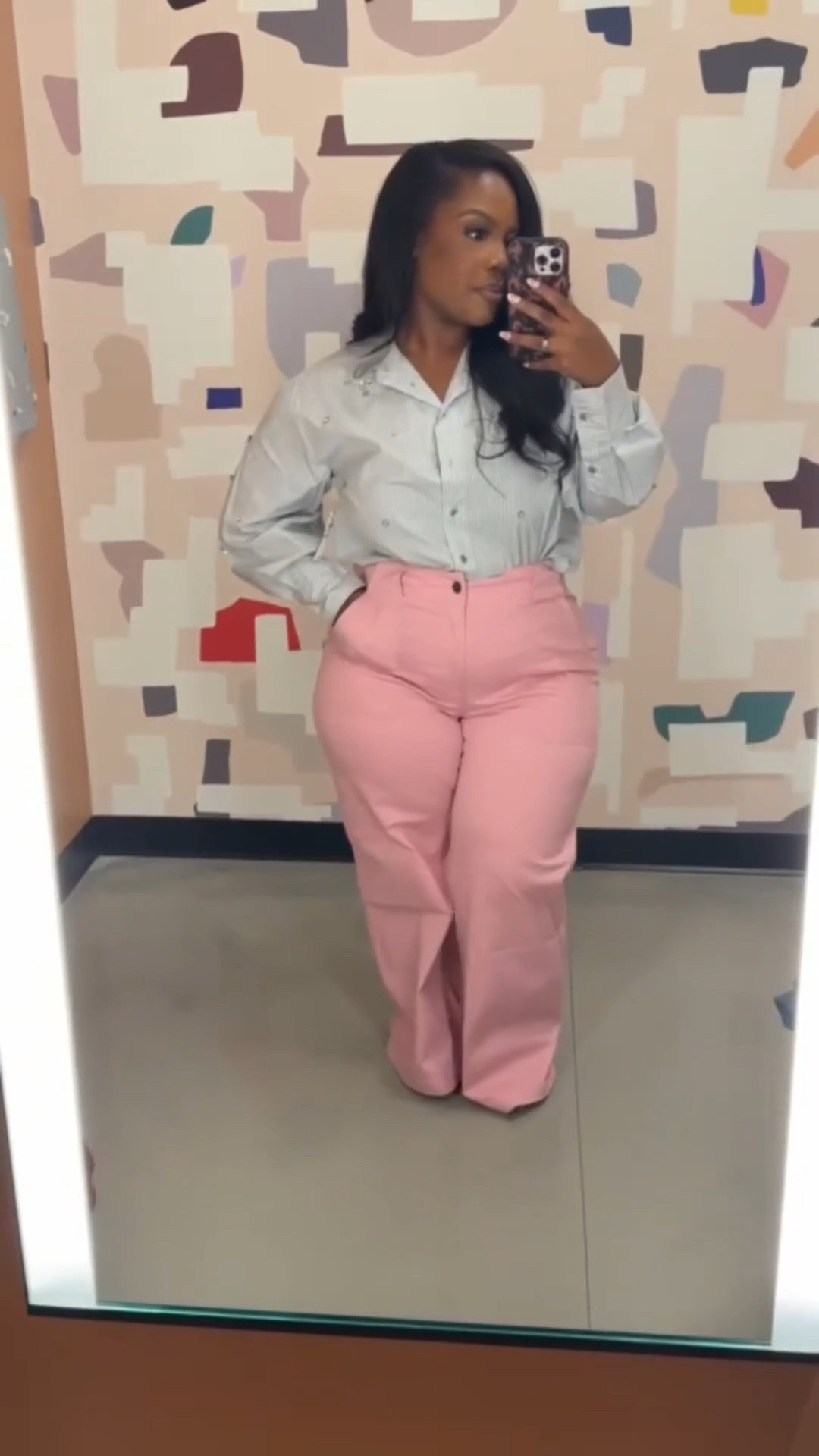 Such a cute Valentine’s Day look 🙌🏾 

Both items are 40% off at Macy’s and the top comes in pink as well! 

colorful outfits, work outfits, fall outfits, button up, curvy girl outfit, Emmy Petit 

#LTKValentine #LTKMidsize #LTKPetite