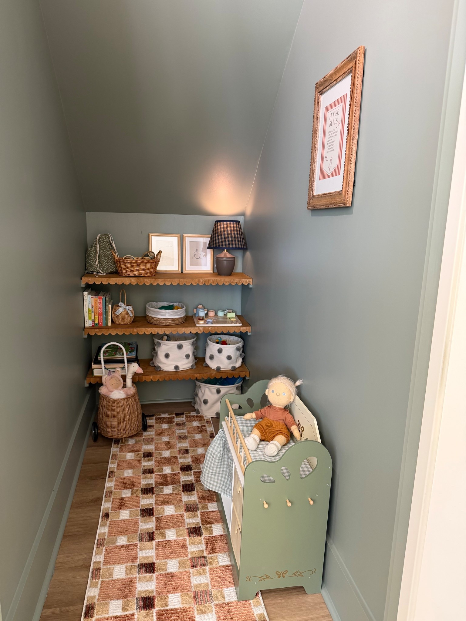 Mini playroom closet! 