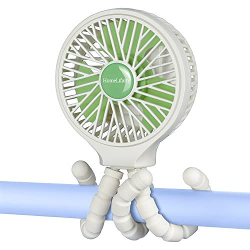 HomeLifairy Stroller Fan Battery Fan Clip On Fan Rechargeable Handheld Personal Portable Fan Car ... | Amazon (US)