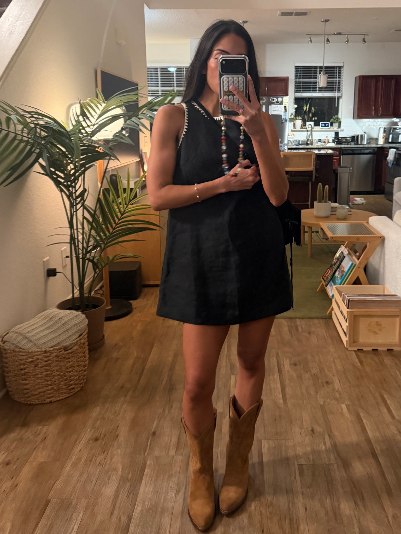 wore to a country bar! wearing a size small in dress - the exact one is sold out linked found two veryyy similar options below :)

#LTKFestival #LTKootd #LTKSeasonal