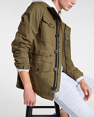 Solid Utility Jacket | Express