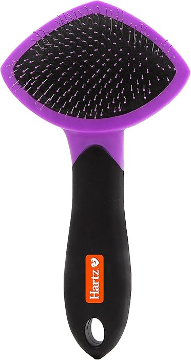 Hartz Groomer's Best Small Slicker Brush for Cats and Small Dogs, Black/Violet, 1 Count | Amazon (US)