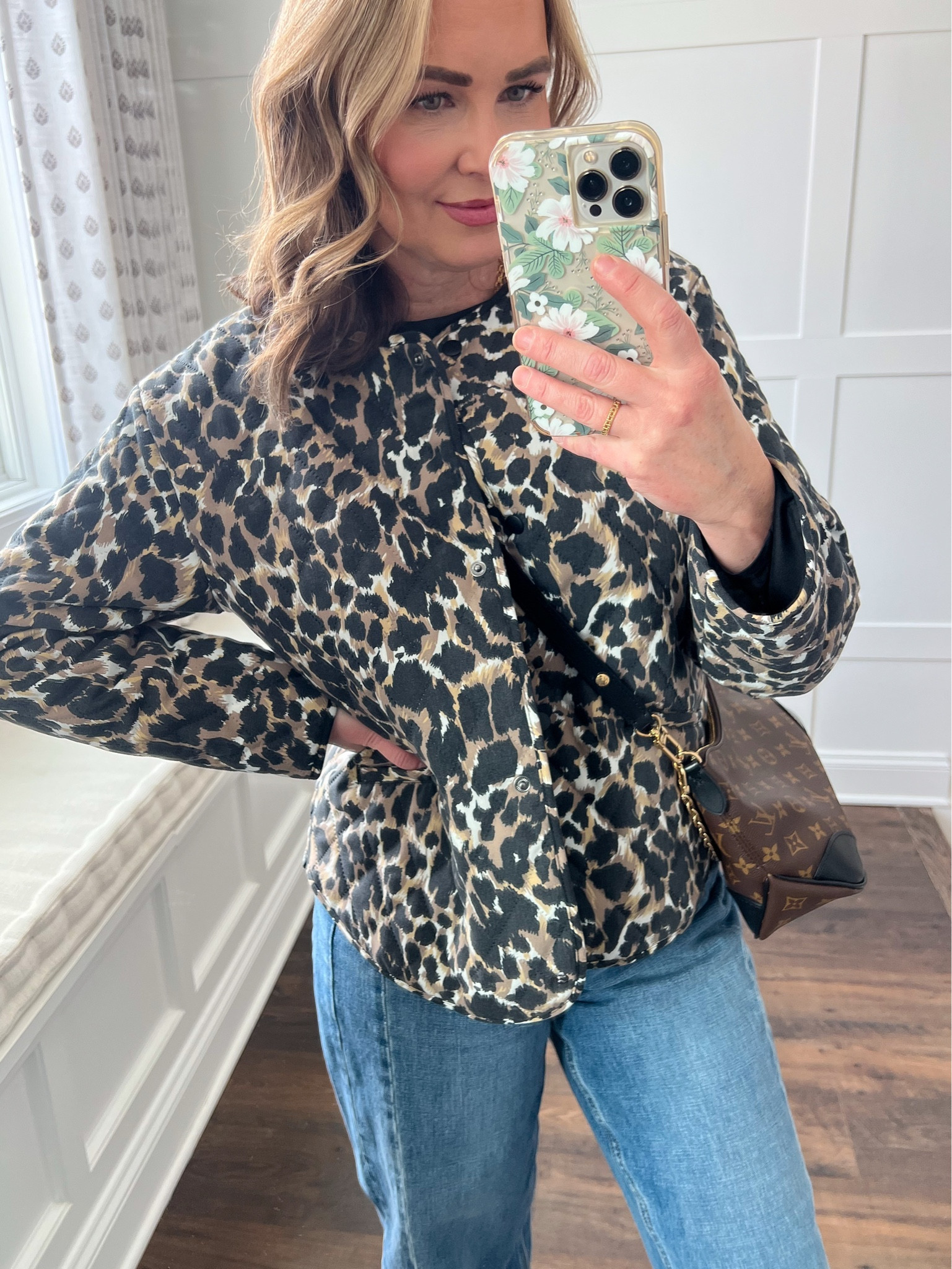 Close up of the quilted jacked I wore from Target. Wearing size medium  

#LTKItBag #LTKOver40