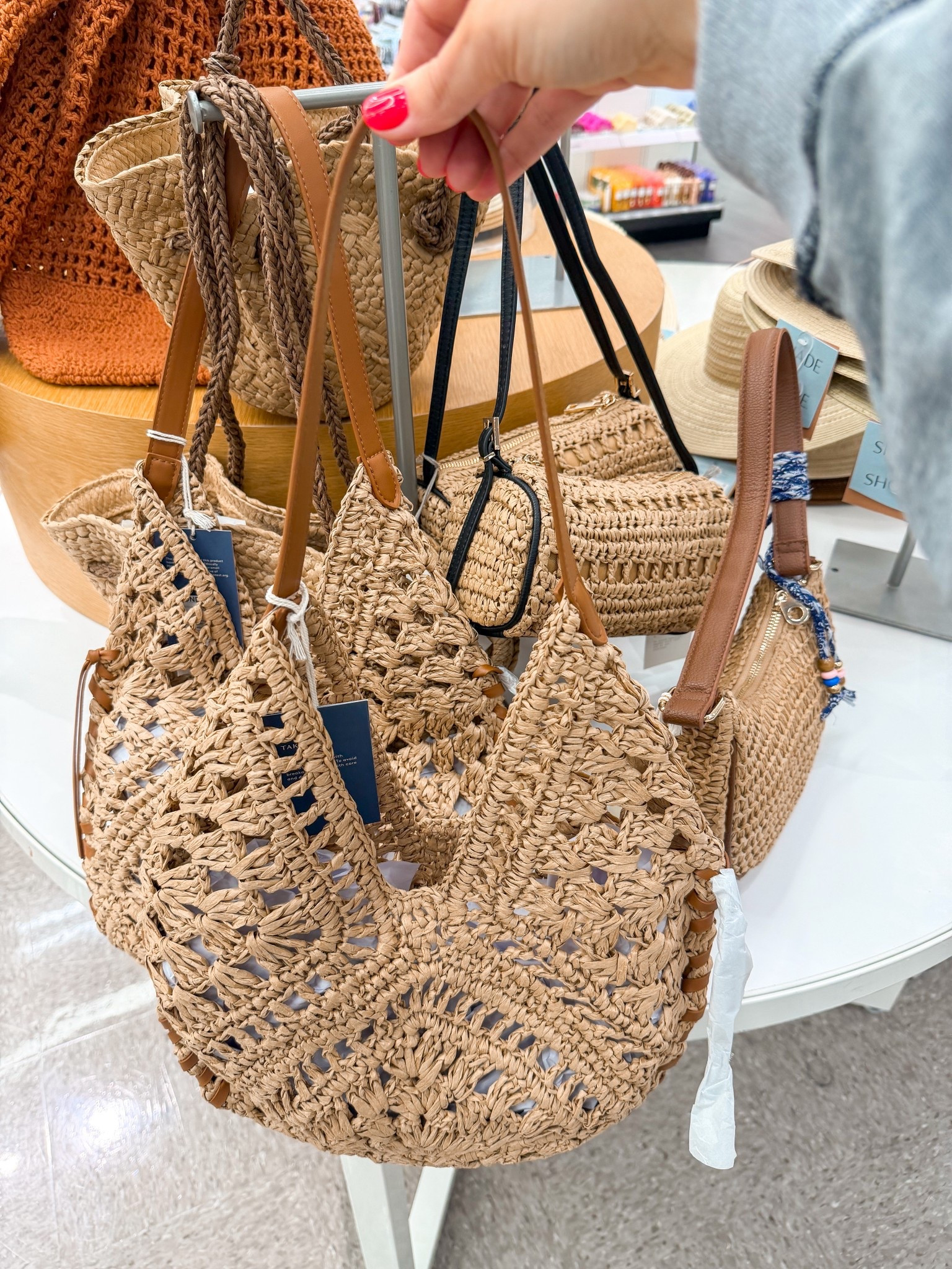 New straw bags @Target 