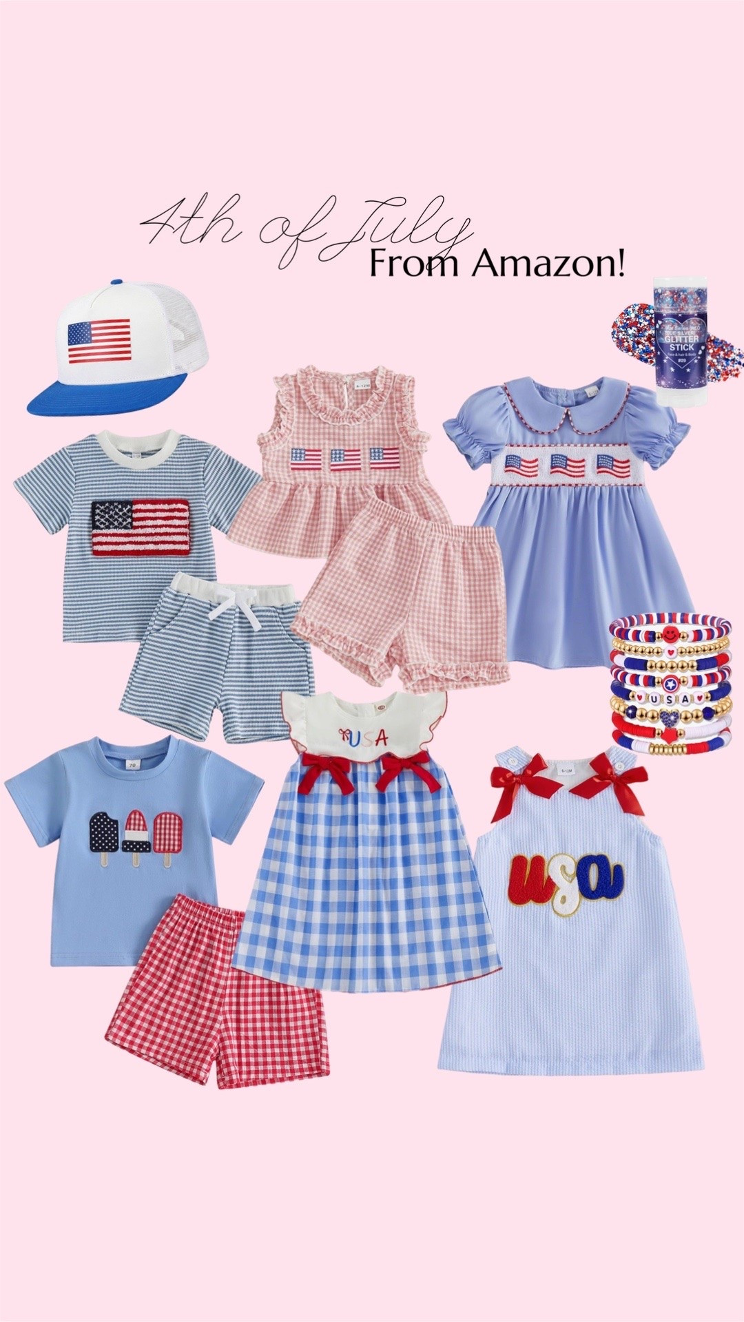 4th of July outfits for kids on Amazon. Patriotic toddle amazon clothes

#LTKKids #LTKBaby #LTKTravel