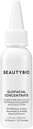 BeautyBio GLOfacial Hydro-Infusion Deep Pore Cleansing + Blue LED Clarifying Set: Tool + Concentr... | Amazon (US)