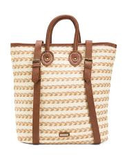 Straw Tote And Backpack | TJ Maxx