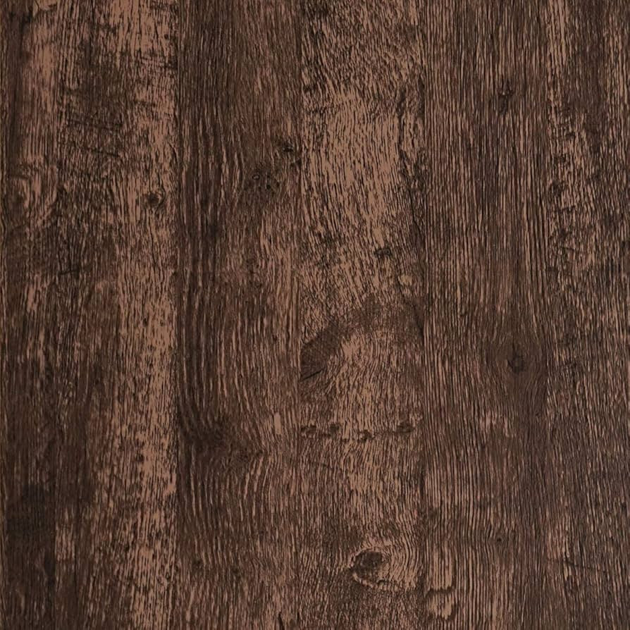 Dimoon Wood Wallpaper Brown Dark Wood Contact Paper Brown Wood Plank Wood Peel and Stick Wallpape... | Amazon (US)