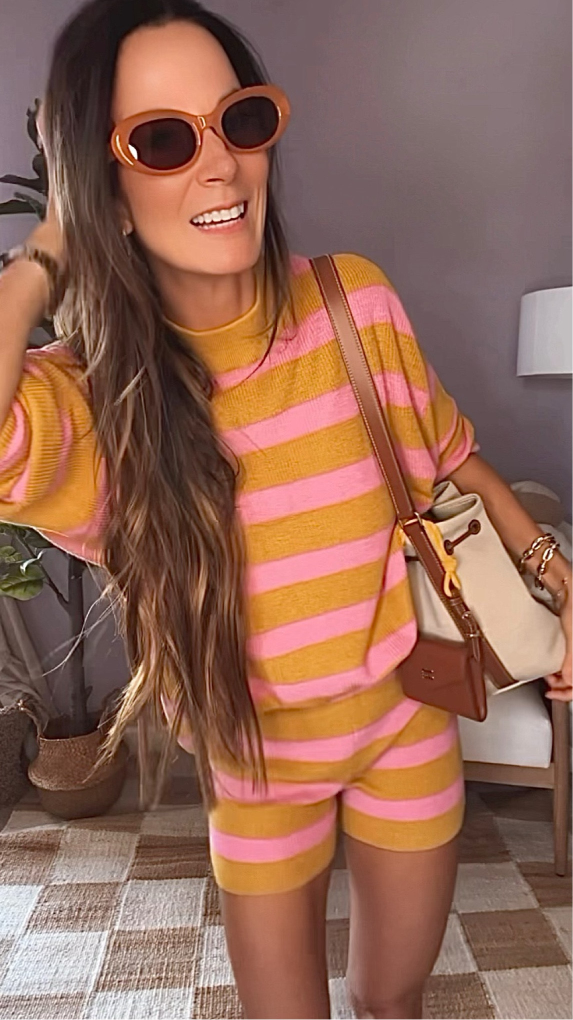 Quite the cute combo 🩷💛 The set that continues to sell out!  Get it fast while it’s back in stock!! 

Wearing size XS

#fashionblogger #sweaterset #freepeople #summerchic #nicolecolee 

#LTKOver40 #LTKShoeCrush #LTKStyleTip