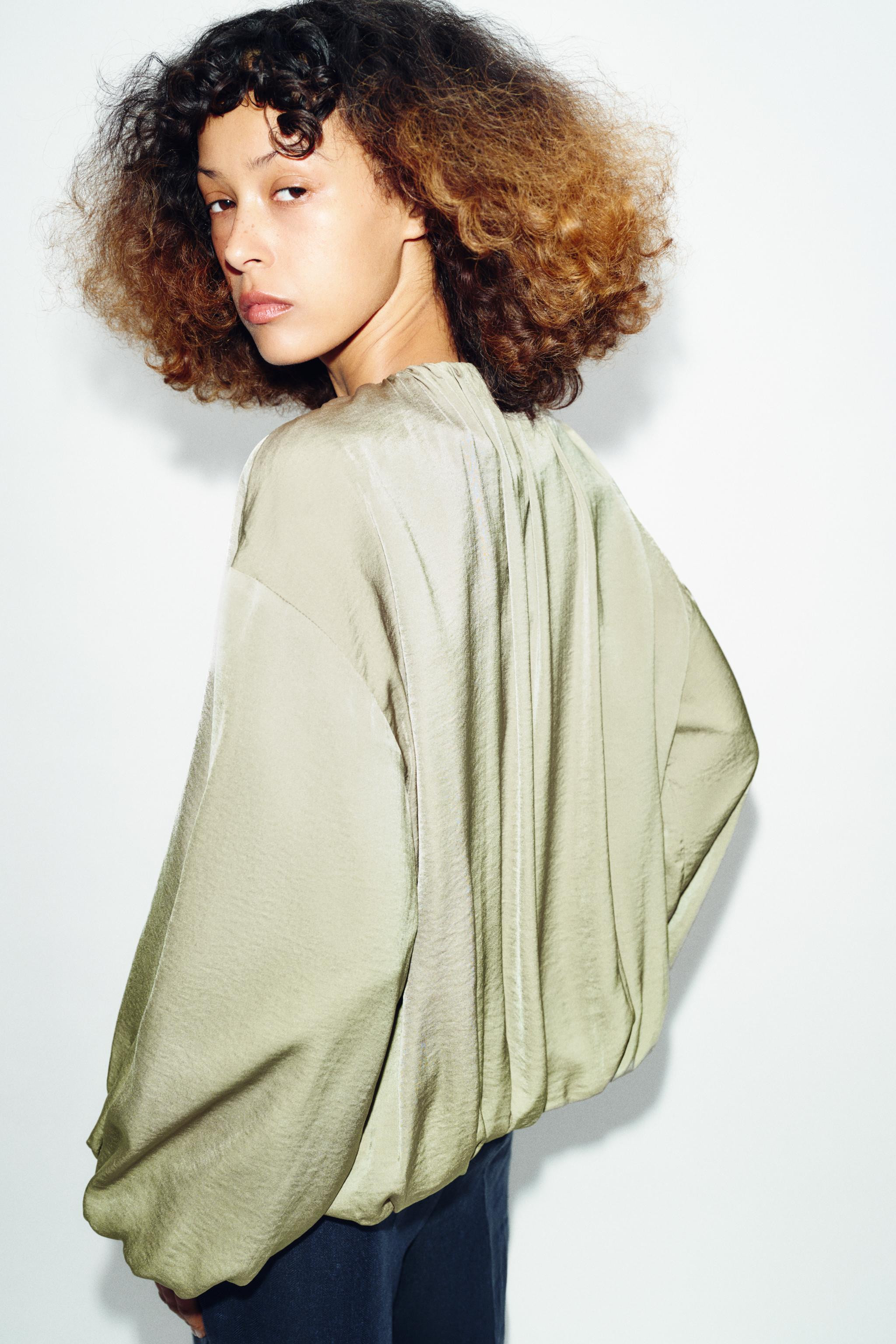 FLUID BALLOON BOMBER JACKET | Zara US