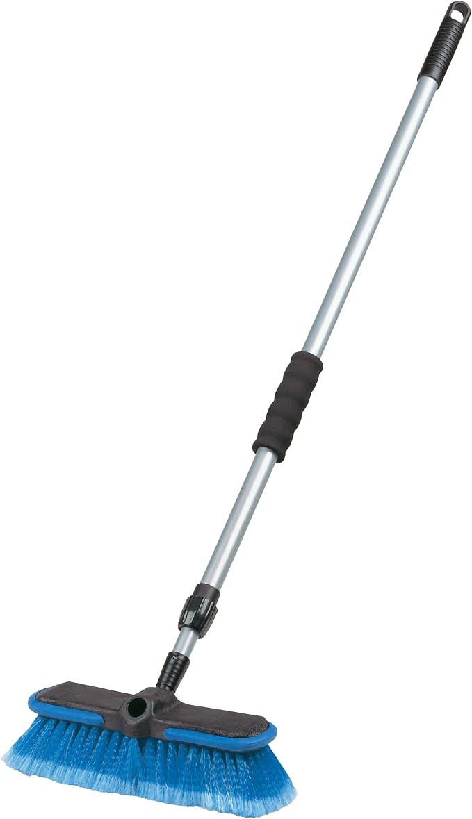 Carrand 93062 Deluxe Car Wash 10" Flow-Thru Wash Brush with 36-65" Extension Pole | Amazon (US)