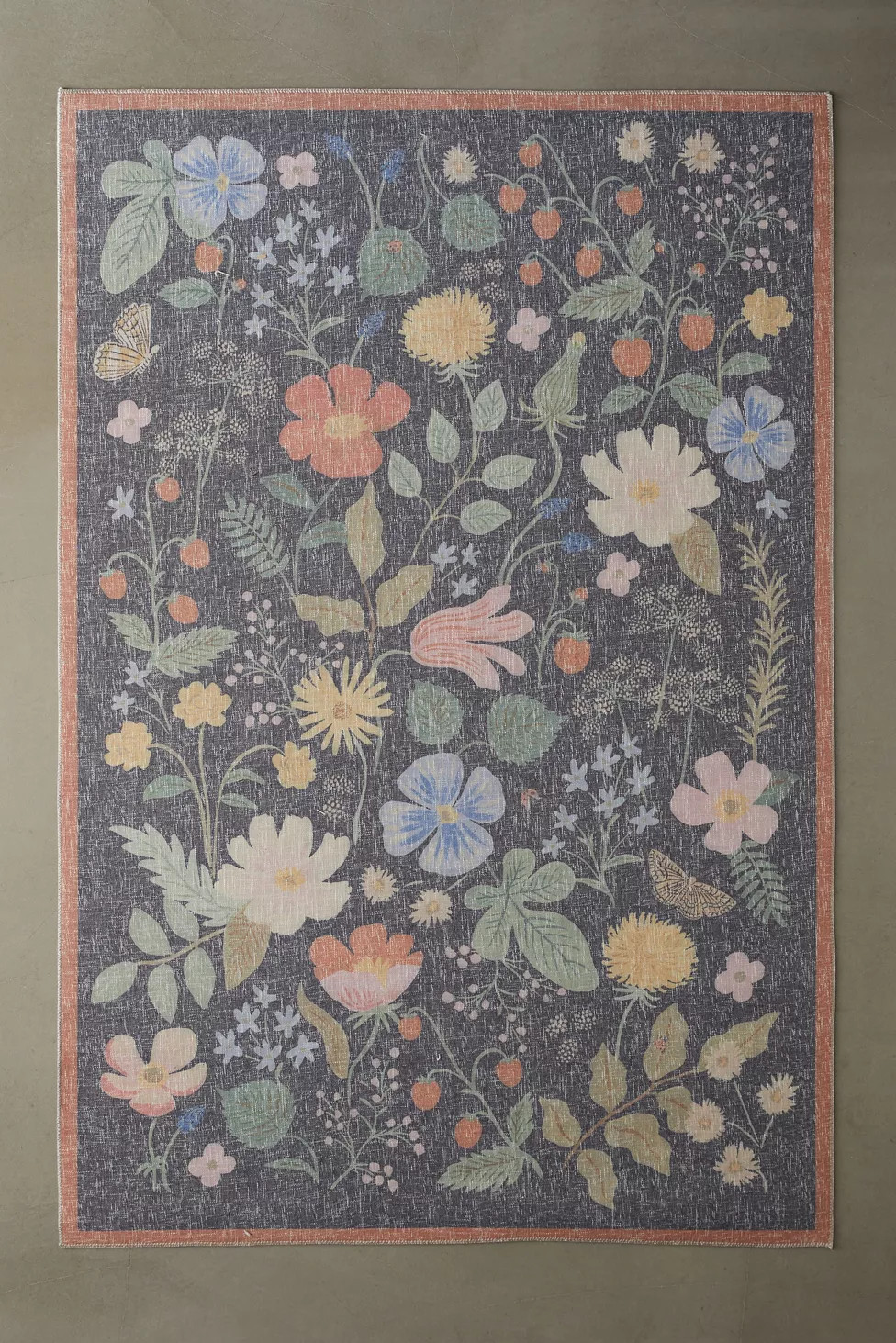 Rifle Paper Co. X Loloi Cotswolds Printed Rug | Urban Outfitters (US and RoW)