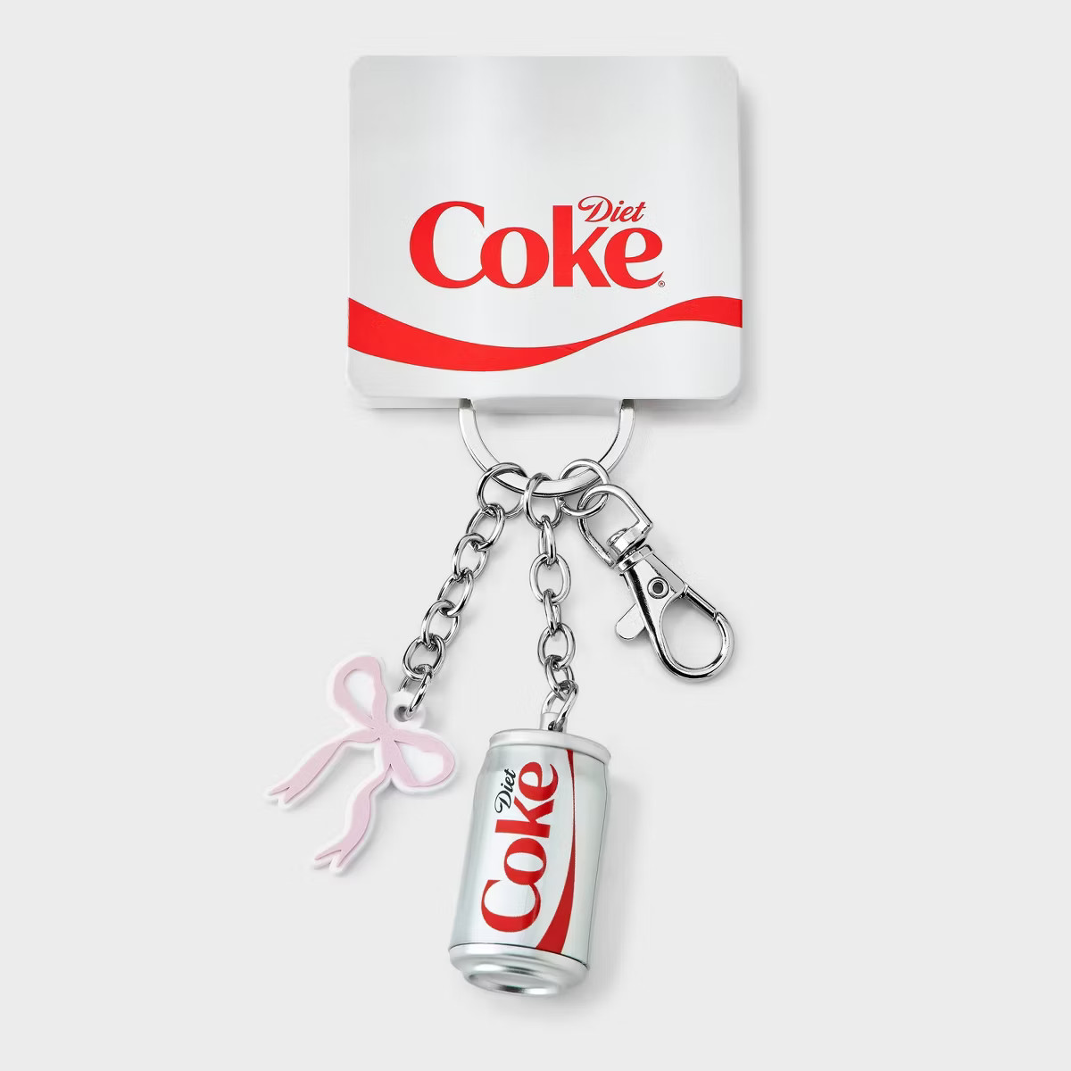 Women's Diet Coke Graphic Keychain - Gray | Target