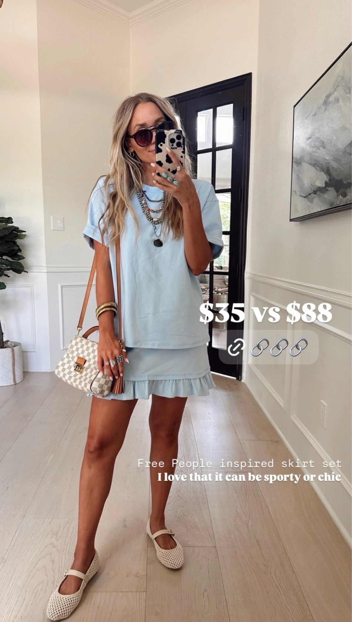 🤍 $35 vs $88 Free People inspired skirt set✨

I love that it can be sporty or chic depending on your accessories!

Wearing my tts (small)
5'5" // 120 Ibs

#LTKSaleAlert #LTKootd
#LTKmomlife