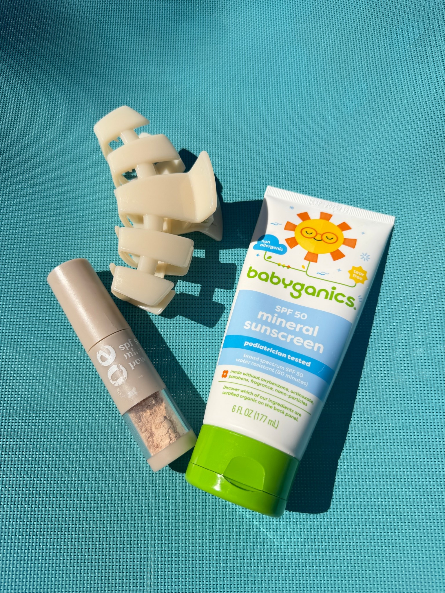 Beach day essentials! My fav clip for thick hair, the best baby sunscreen, and the sunscreen I use on our hair parts!

#LTKTravel #LTKSwim #LTKmomlife