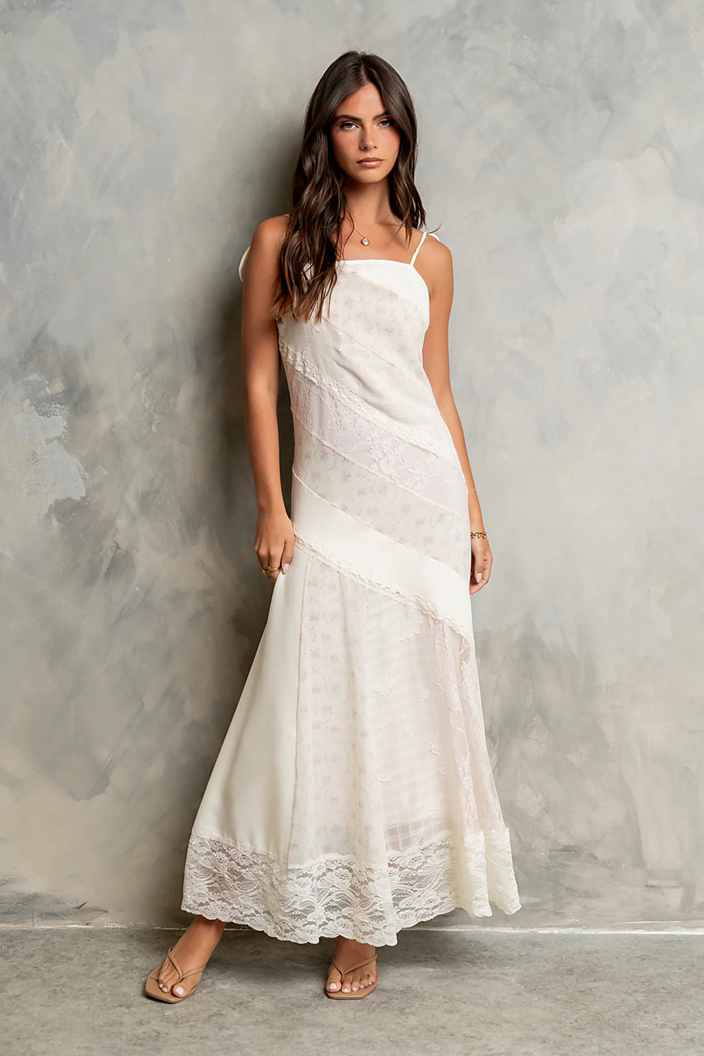 Jones Mixed Media Maxi Dress | Böhme US