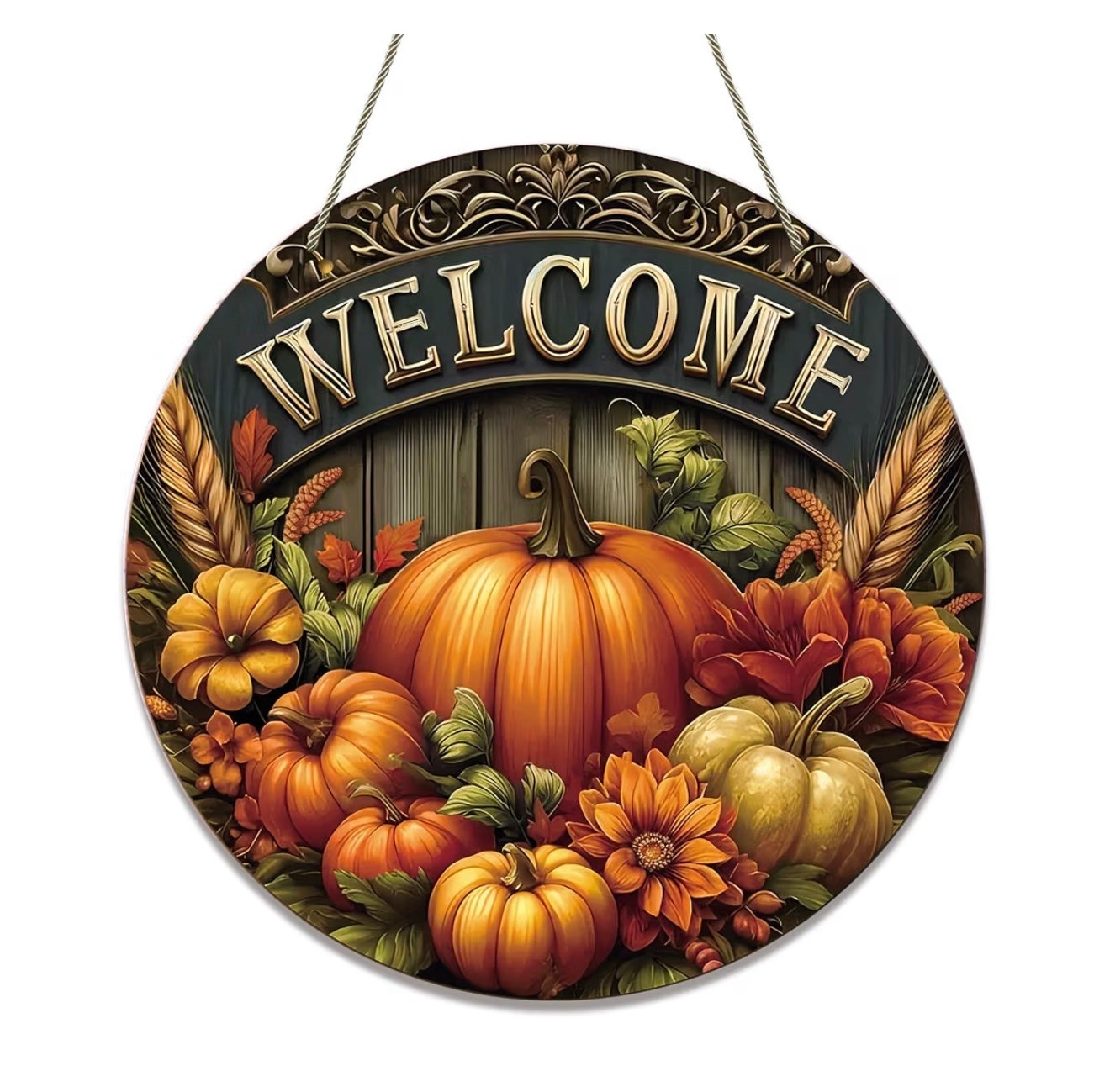 Fall Door Sign Autumn Pumpkin Welcome Wreath for Front Door Decor
Thanksgiving Harvest Front Door Decor Autumn Pumpkins Welcome Wreath Hanging Sign for Porch Farmhouse Home Garden Decorations

#LTKSeasonal #LTKmomlife #LTKHome