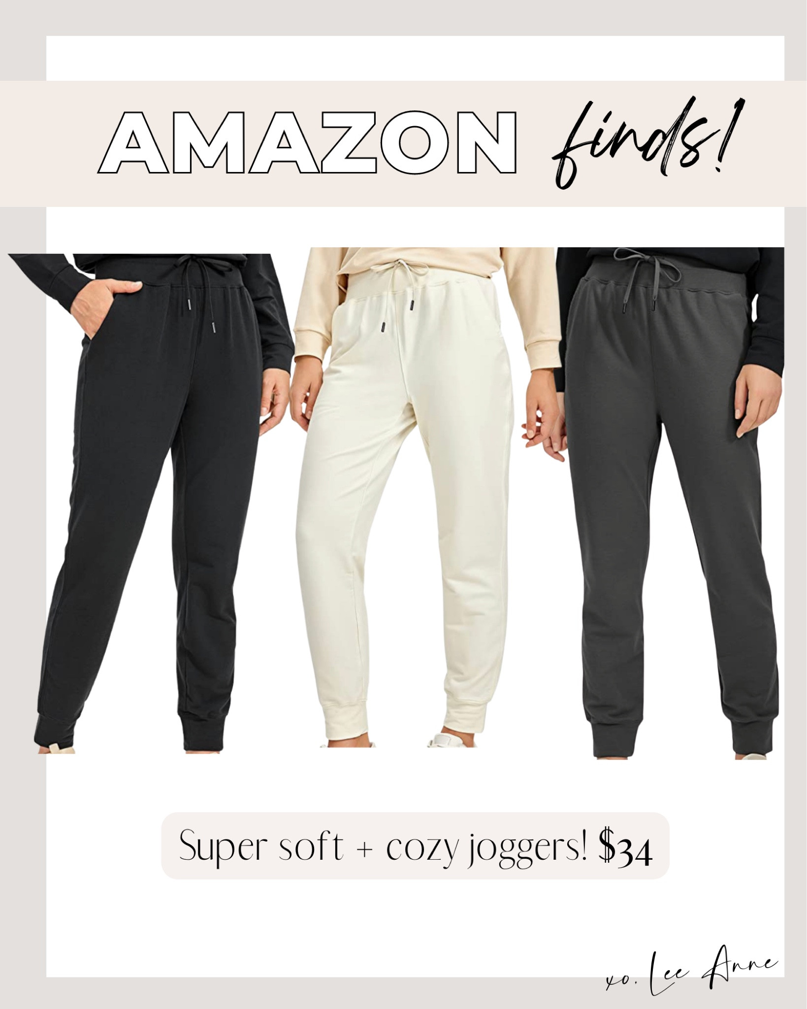 Super soft + cozy Amazon joggers! #founditonamazon

#LTKunder50 #LTKsalealert #LTKstyletip