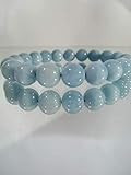 Babilis Collection Soothing Bracelet - Natual Aquamarine bracelet - Bring Positive Energy - Peace -  | Amazon (US)