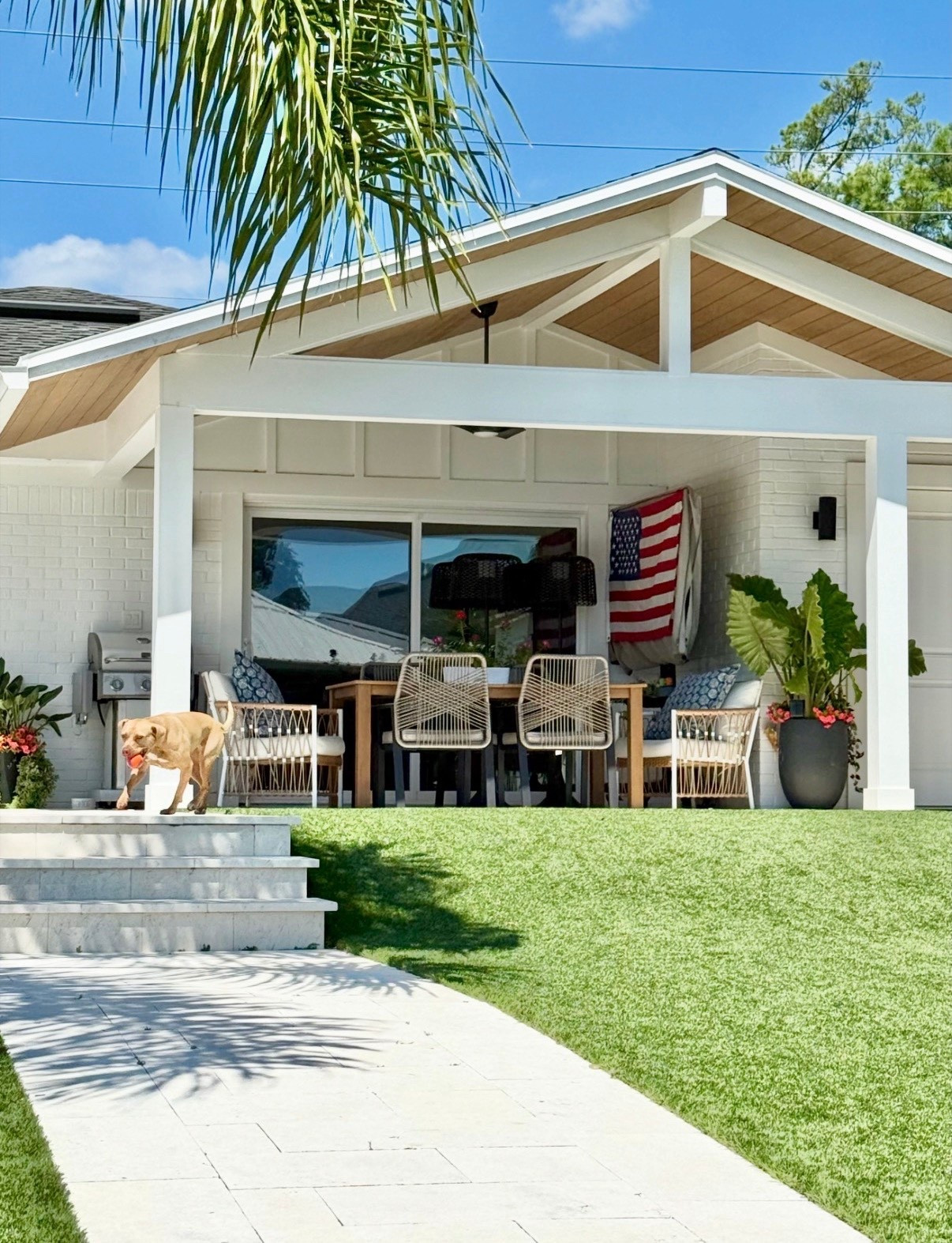 Porch furniture patio decor outdoor living dining table and chairs Polywood alternative grill planter backyard 

#LTKHome #LTKSaleAlert #LTKSeasonal