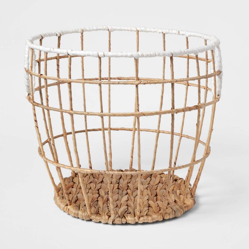 Woven Basket Natural with White Rim - Pillowfort™ | Target