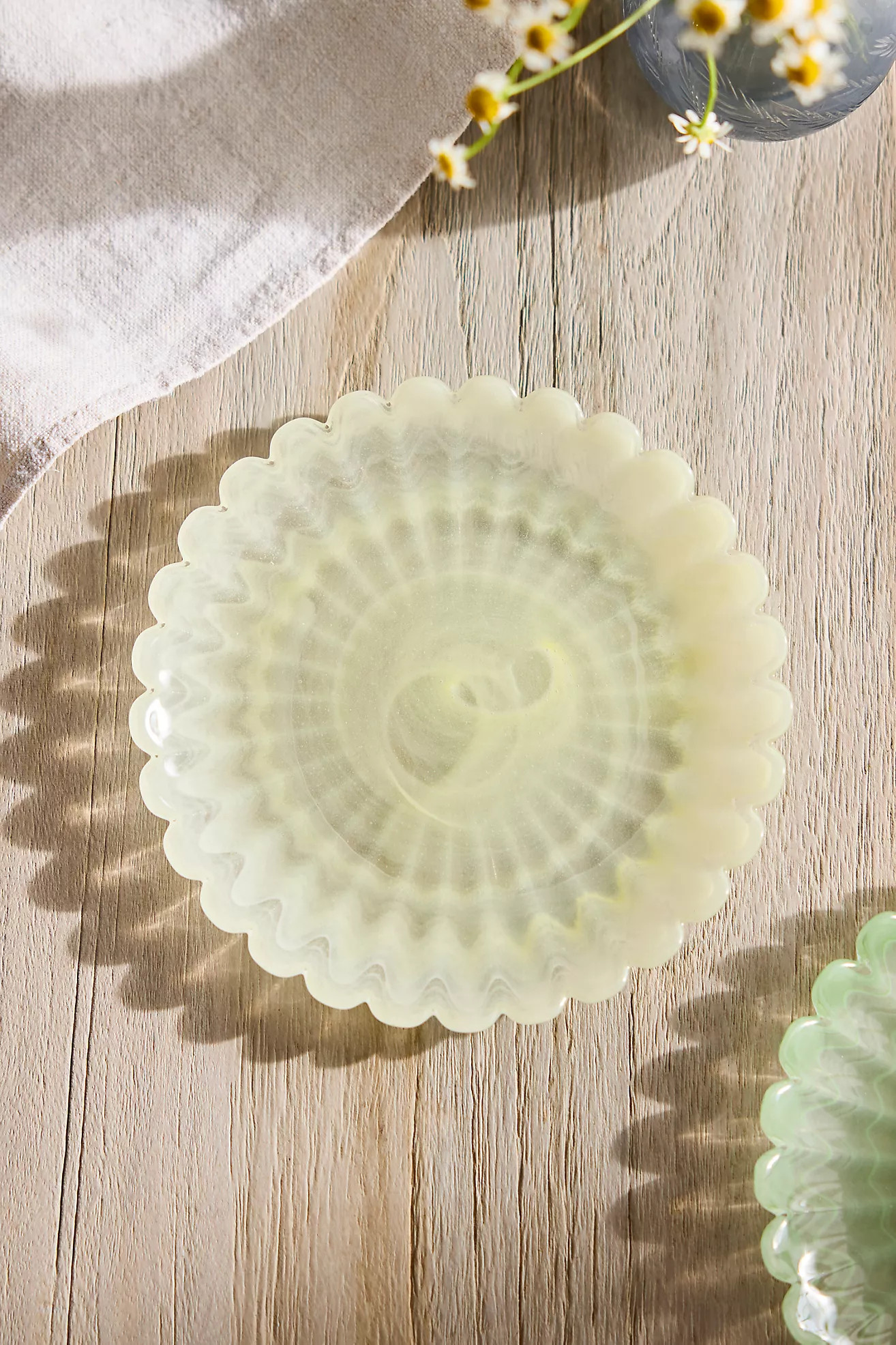 Glass Scallop Plate, Small | Anthropologie (US)