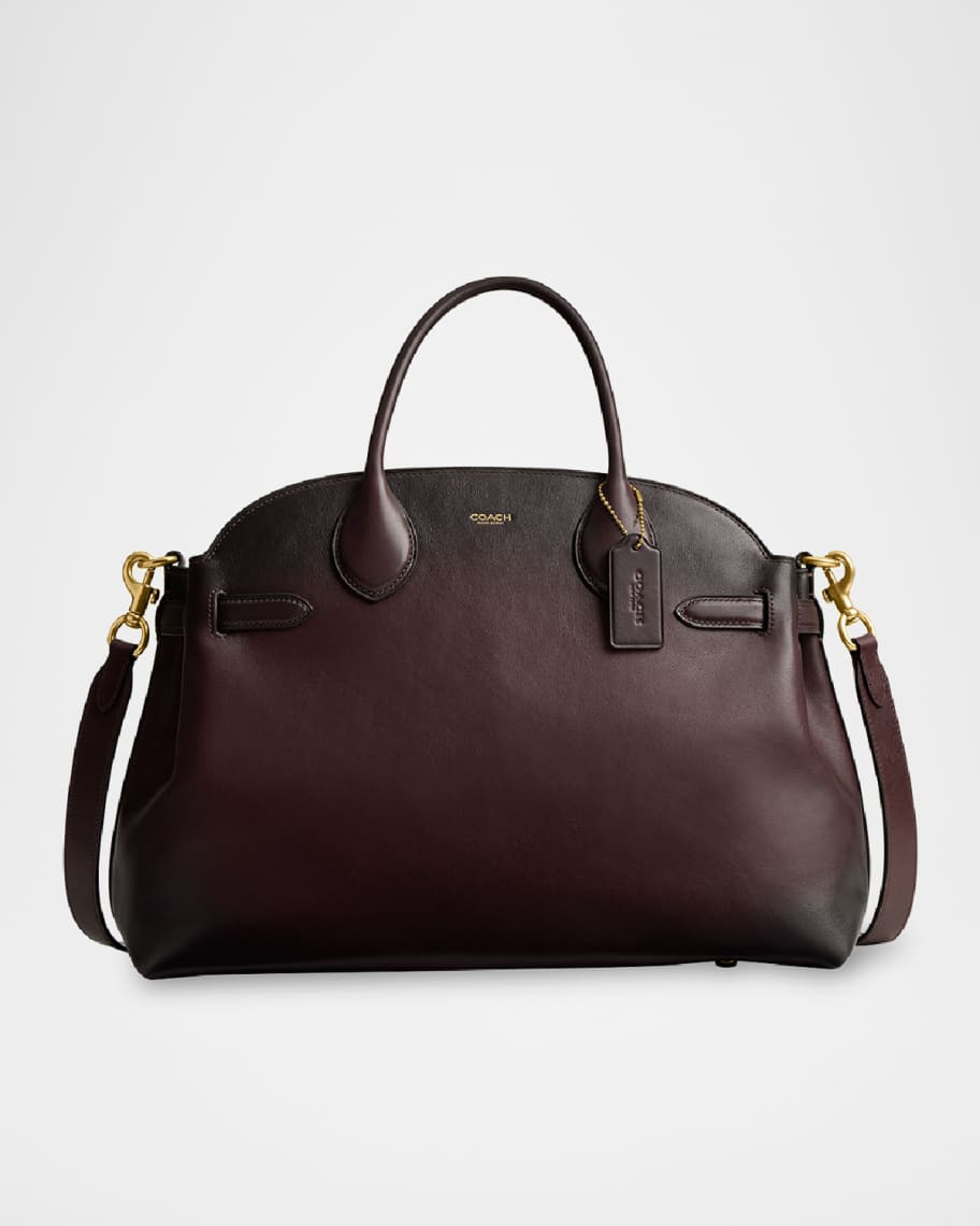 Coach Empire 40 Carryall Leather Top-Handle Bag | Neiman Marcus