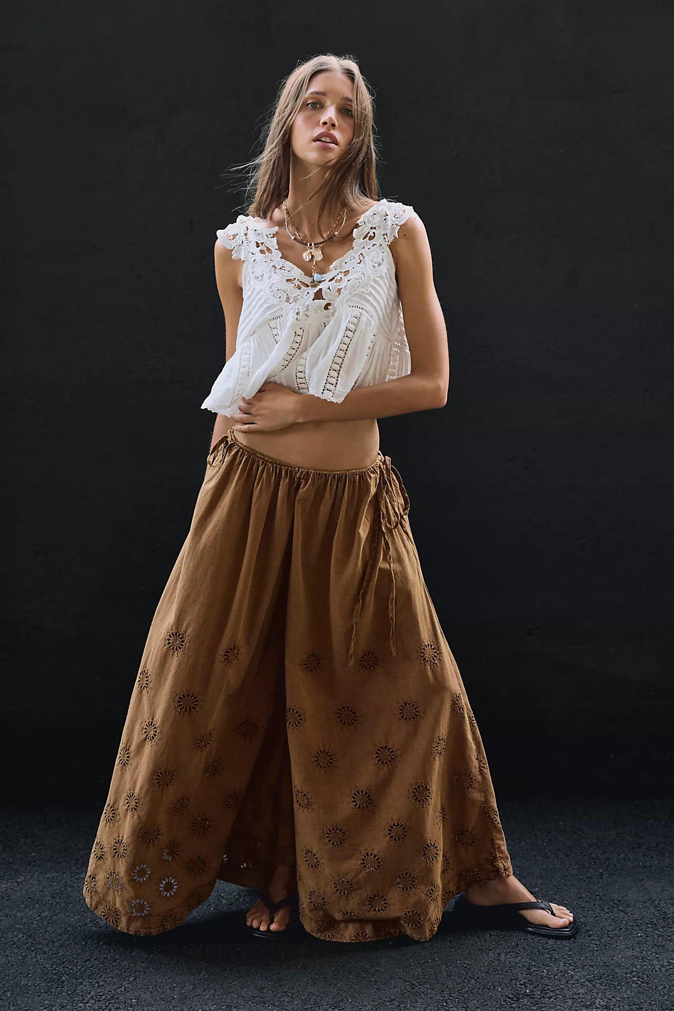 Sweet Serenade Pull-On Wide-Leg Pants | Free People (Global - UK&FR Excluded)