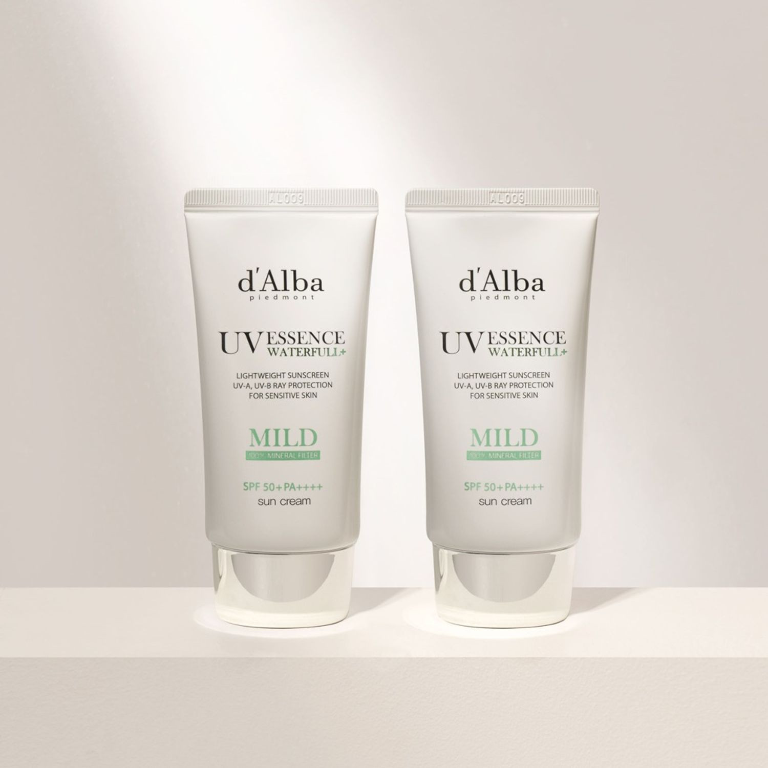 d'Alba UV Essence Waterfull Mind Sun Cream 50mL + 50mL Duo Pack | Olive Young Global