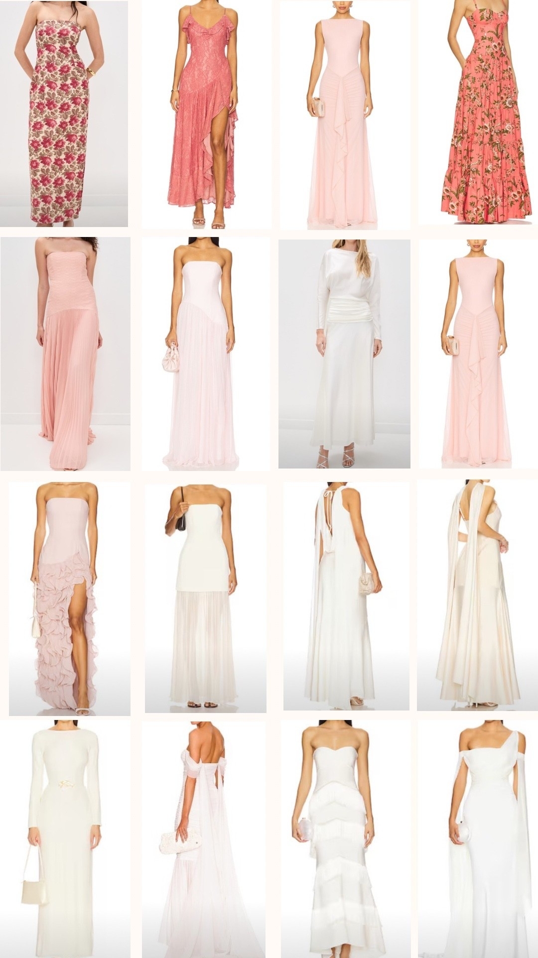 Pink and white gowns 💞🤍

#LTKStyleTip #LTKWedding #LTKParties