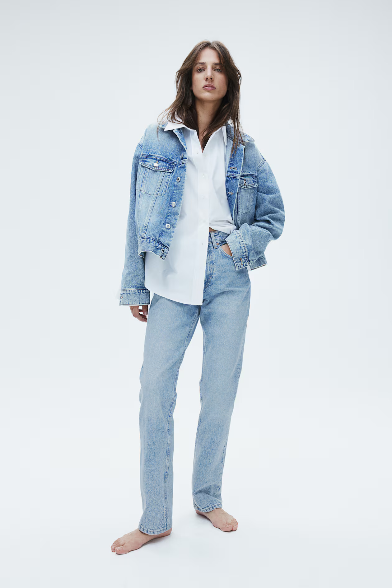 Straight High Jeans | H&M (US + CA)