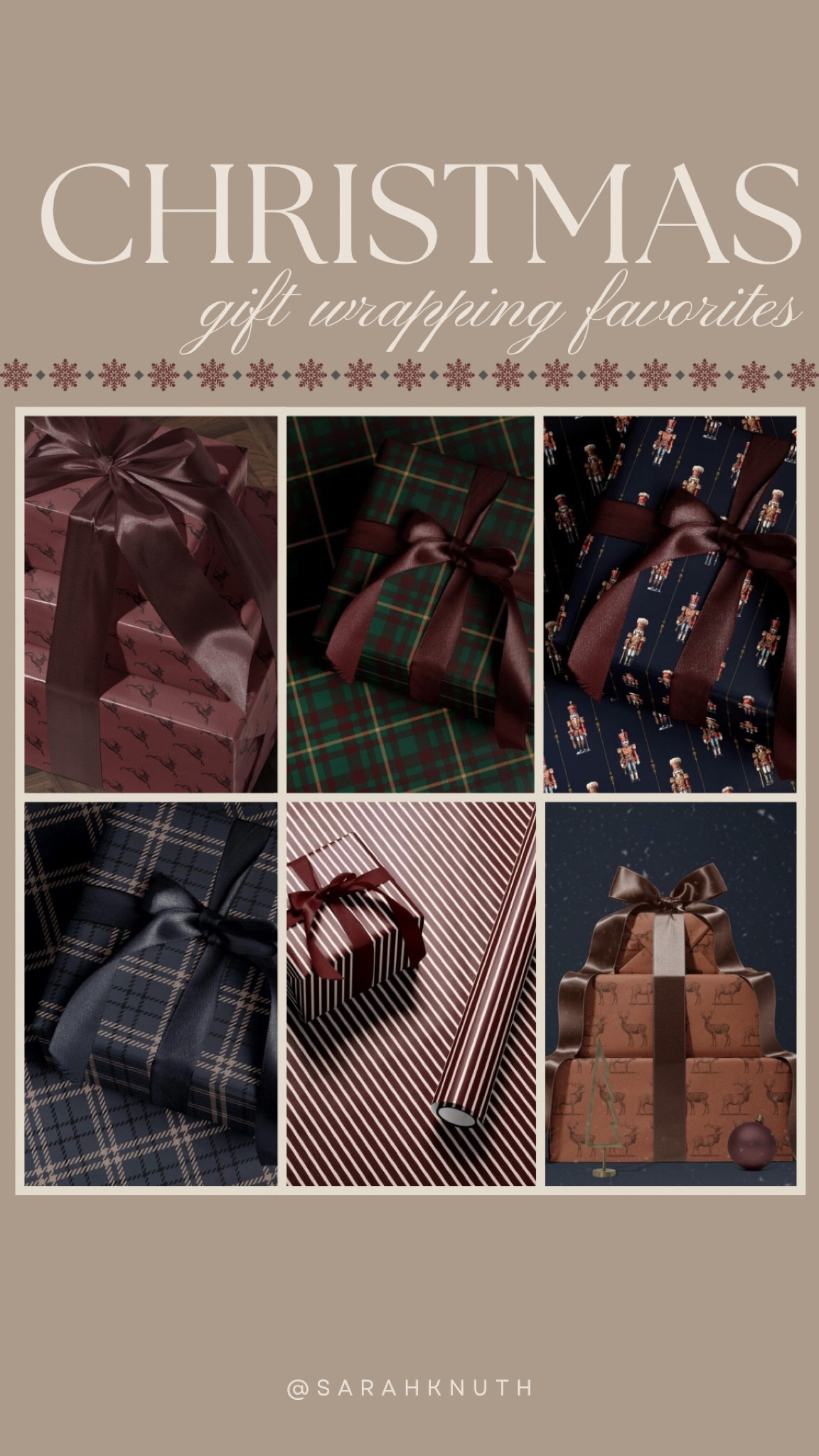 Wrapping paper, gift wrapping 

#LTKGiftGuide #LTKSeasonal #LTKHoliday