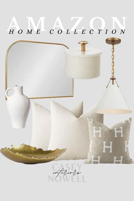 Amazon home, gold mirror, arch mirror, throw pillow, designer pillow, gold bowl, white vase, pendant light, salt cellar, neutral home decor

#LTKfindsunder50 #LTKMostLoved #LTKhome