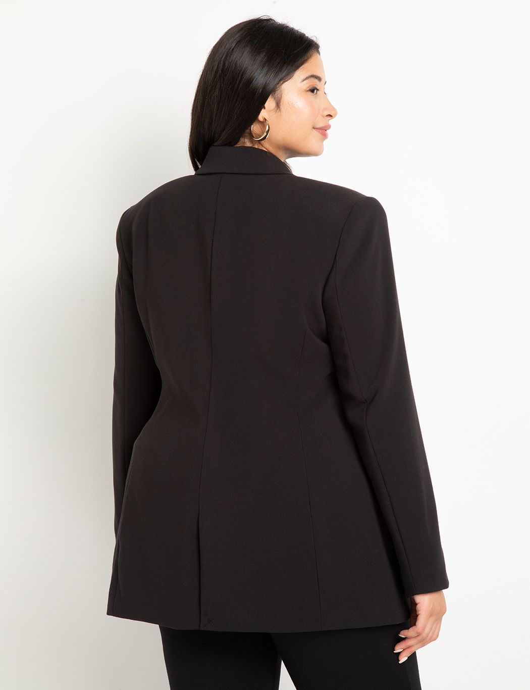Strong Shoulder Blazer | Women's Plus Size Coats + Jackets | ELOQUII | Eloquii