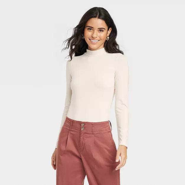 Women's Turtleneck Bodysuit - A New Day™ | Target