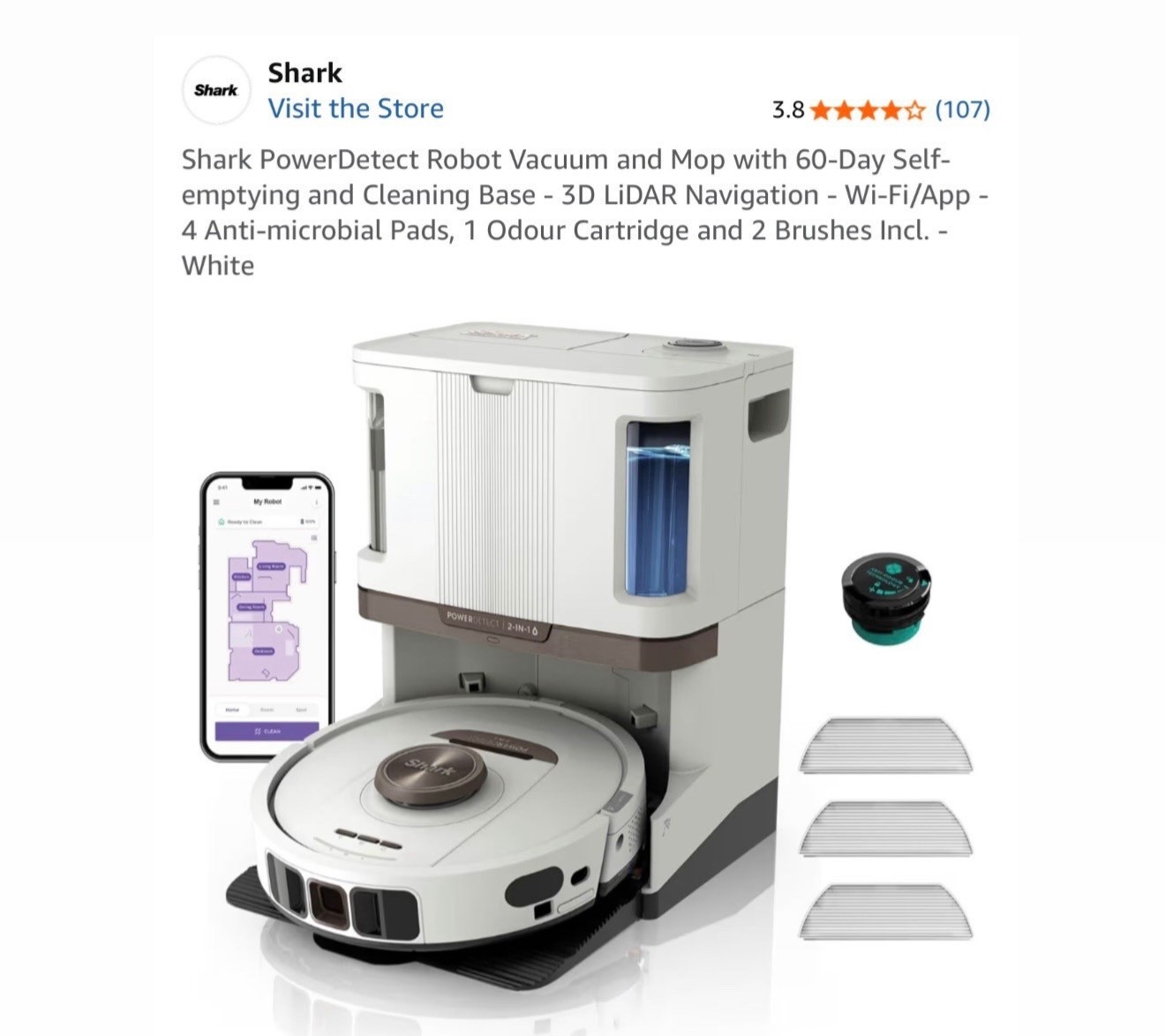 I got one of these last year it is BRILLIANT! It vacuums & mops at the same time. You work it from an app and it maps your whole floor plan so it can go & do its thing any time you want it to!!! It’s an investment but truly if you have a lot of hard floors etc it’s brilliant! Also if you have pets it’s great! 
This particular model & colour has almost 40% off right now which is cheaper than what it was on Black Friday!! 🤍🤍
AD @amazonuk



#LTKeurope #LTKuk #LTKhome