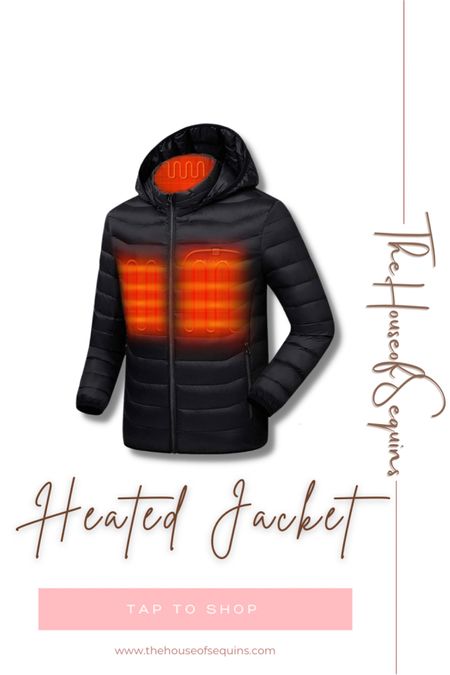 Heated jacket. Amazon finds, Walmart finds. #thehouseofsequins #houseofsequins #tiktok #reels #lifehacks #fall #winter #skiing #snow #cold #sweaterweather  